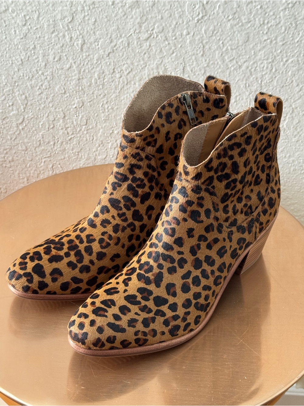 UGG Kingsburg Women's Leopard Print Ankle Booties in Tan and Black